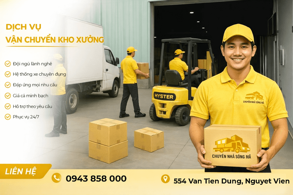 chuyển kho xưởng Thanh Hóa